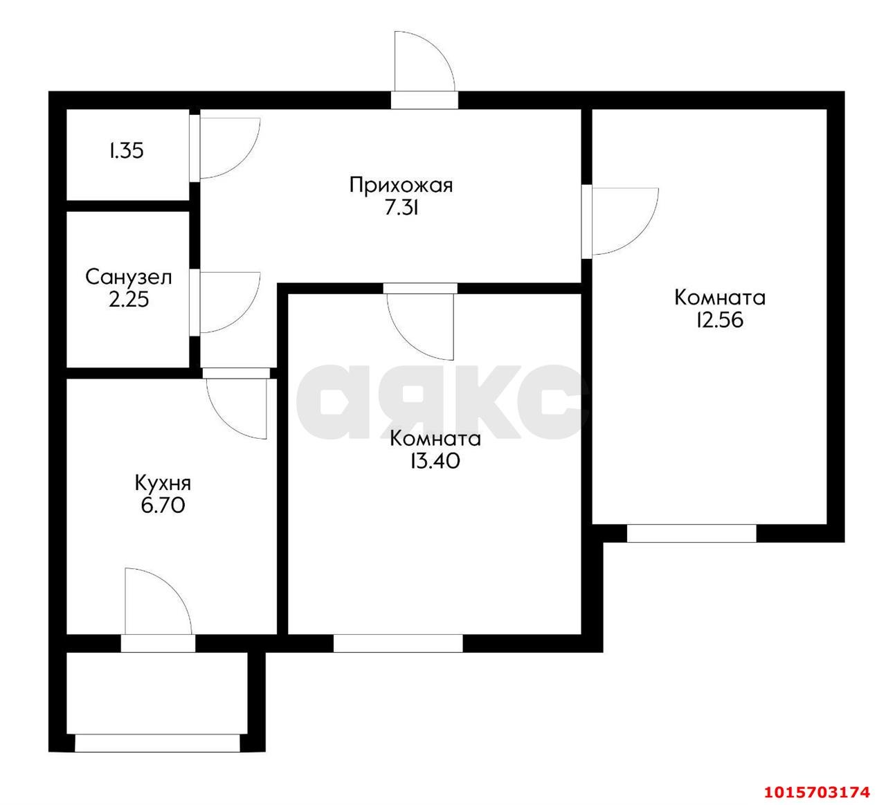 Фото №17: 2-комнатная квартира 48 м² - Краснодар, ул. Восточно-Кругликовская, 76