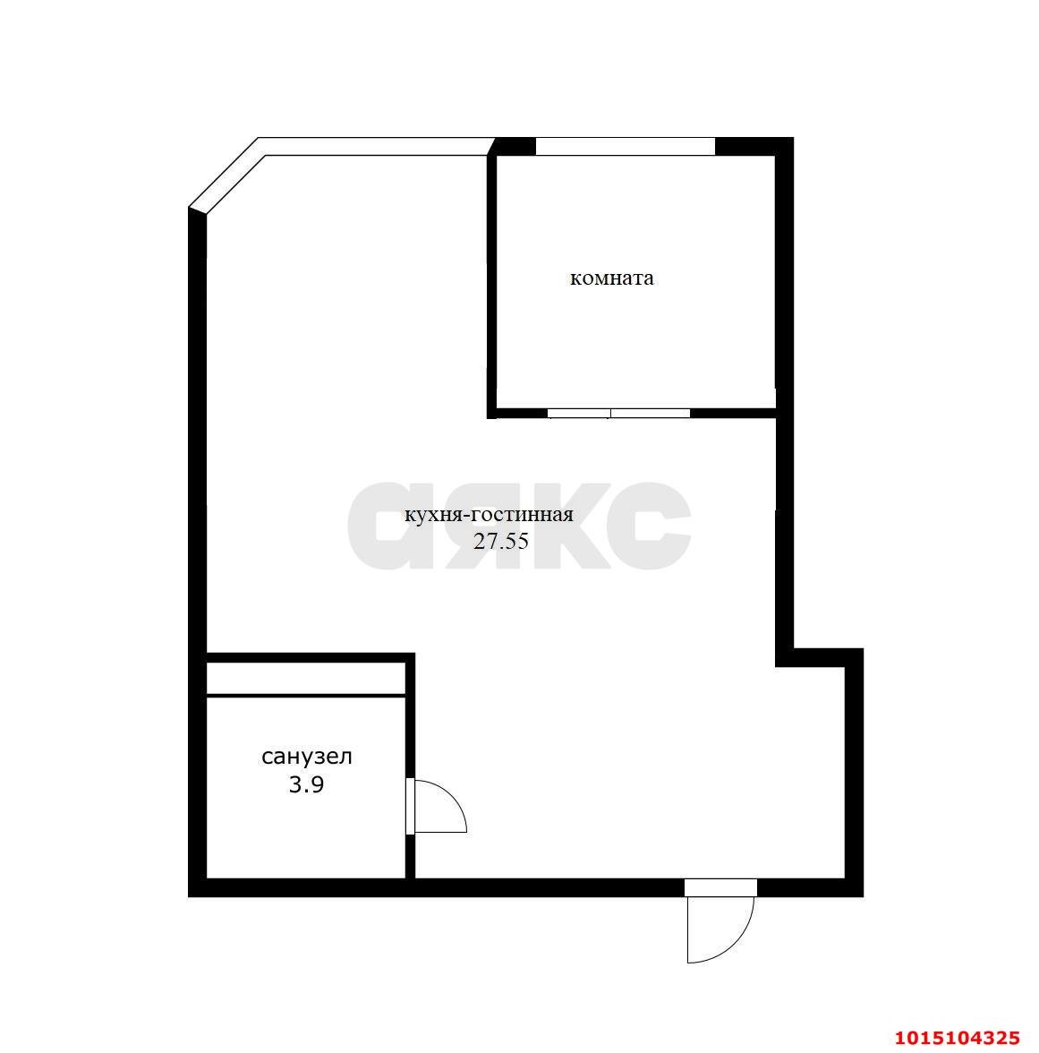Фото №14: 1-комнатная квартира 50 м² - Краснодар, ЖК Черёмушки, жилой комплекс Черёмушки, Центральный внутригородской округ, мкр. Черёмушки, ул. Кубанская, 47
