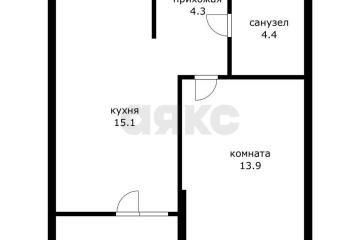 Фото №1: 1-комнатная квартира 39 м² - Козет, мкр. жилой комплекс Кремлёвские Ворота, ул. Бжедугская, 4