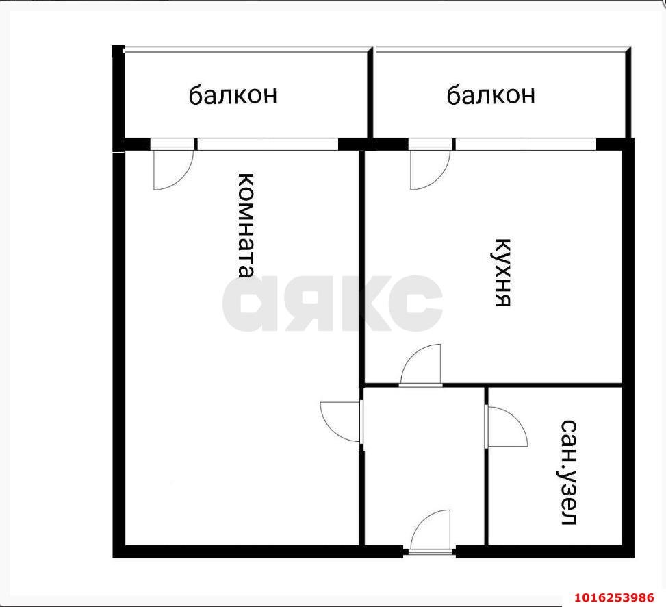 Фото №15: 1-комнатная квартира 43 м² - Краснодар, Прикубанский внутригородской округ, мкр. Завод Измерительных Приборов, ул. имени 40-летия Победы, 33/6