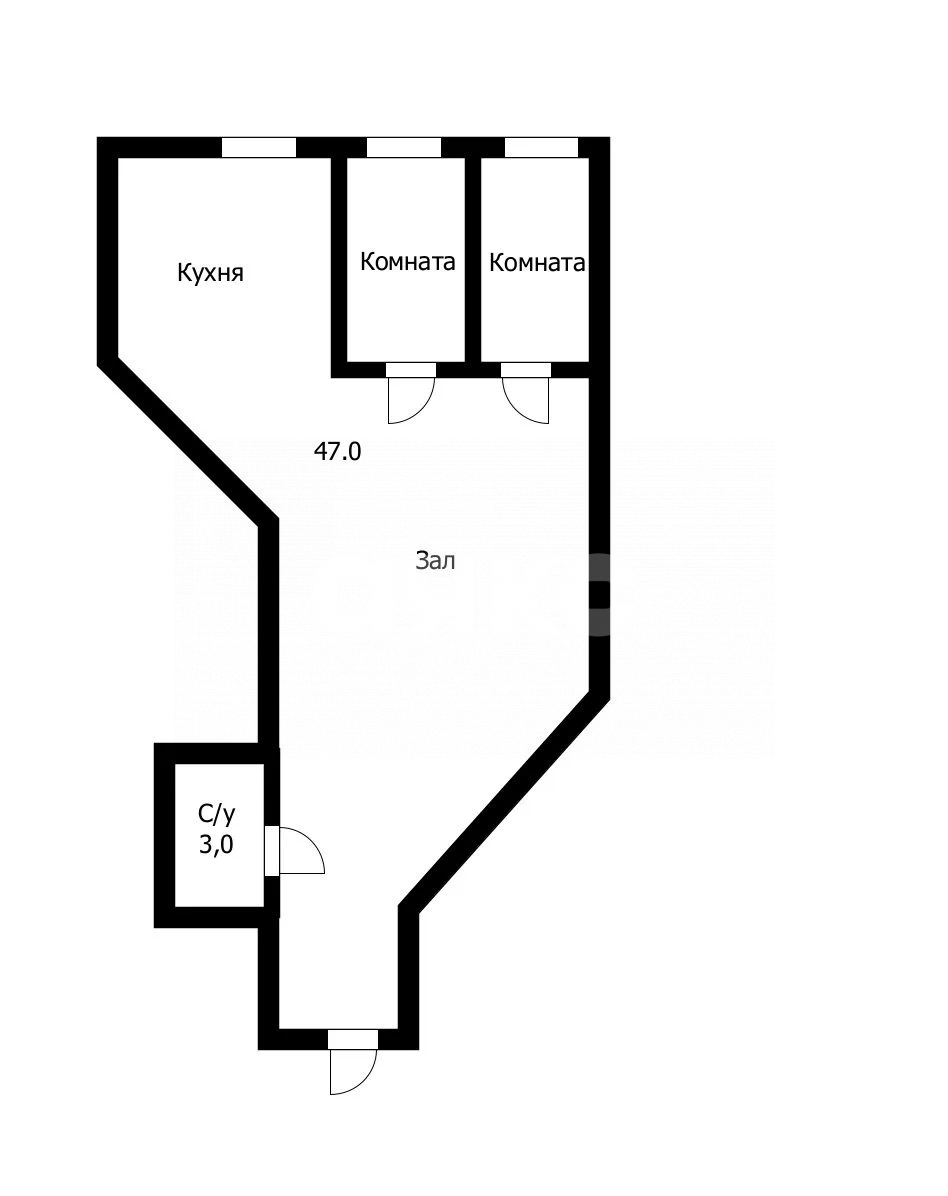 Фото №9: 2-комнатная квартира 80 м² - Сочи, Центральный, мкр. Заречный, ул. Вишнёвая, 51