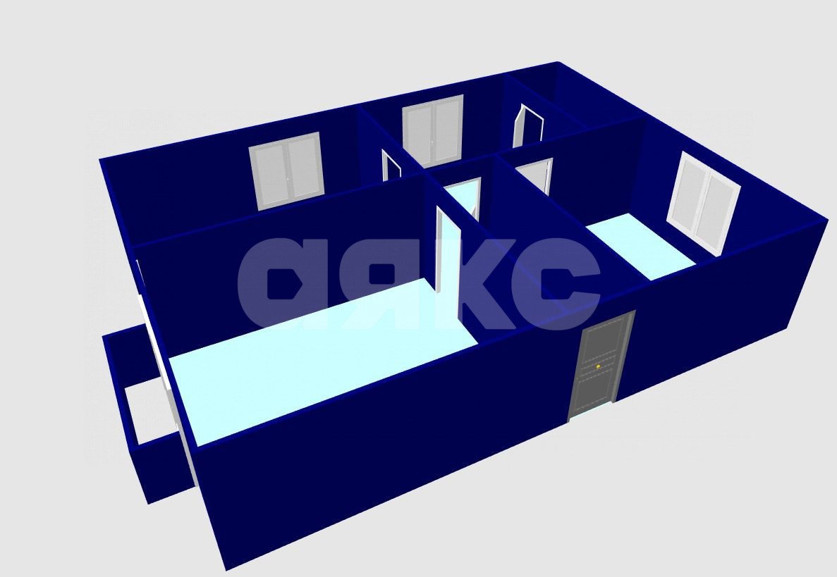 Фото №17: 2-комнатная квартира 51 м² - Витязево, ул. Кооперативная, 44