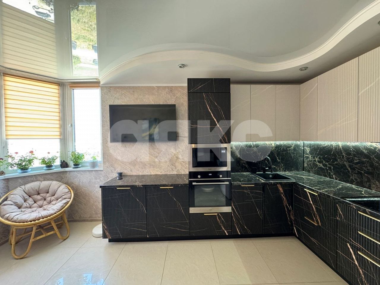 Фото №3: 2-комнатная квартира 65 м² - Анапа, 3Б, жилой комплекс Трио, 3Б, мкр. жилой комплекс Трио, ул. Владимирская, 154к1