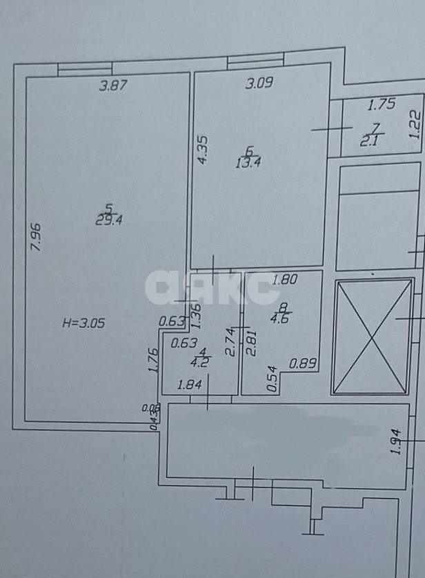 Фото №12: 1-комнатная квартира 53 м² - Анапа, мкр. ЖК Бельведер, ул. Таманская, 121к1