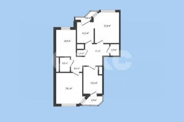 Фото №1: 4-комнатная квартира 114 м² - Луганск, р. Ленинский, ул. Молодёжная, 20
