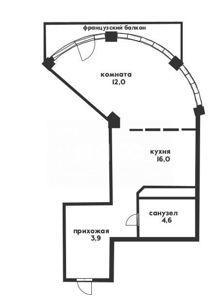 Фото №15: 1-комнатная квартира 42 м² - Геленджик, Толстый Мыс, мкр. жилой комплекс Черноморский-2, ул. Крымская, 22к19