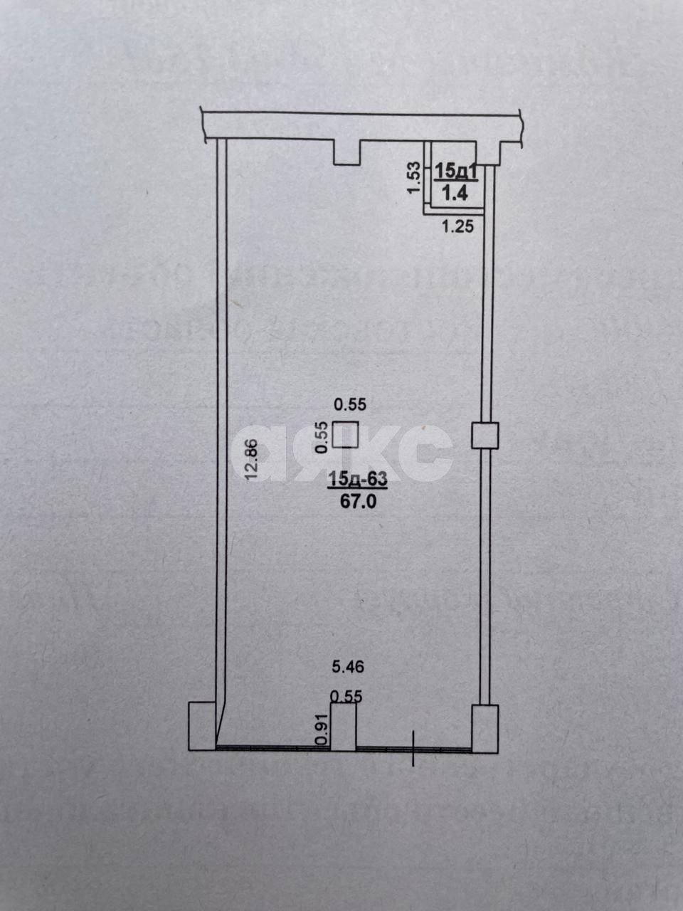 Фото №3: Коммерция 68 м² - Ростов-на-Дону, Советский, Западный, мкр. 2-й, ул. Зорге, 31