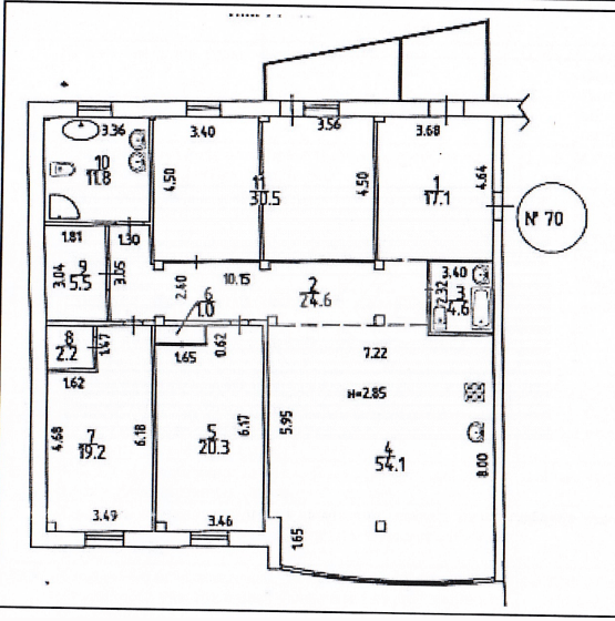 Фото №19: 4-комнатная квартира 193 м² - Мариуполь, Жовтневый, р. Центральный, пр-кт Строителей, 108А