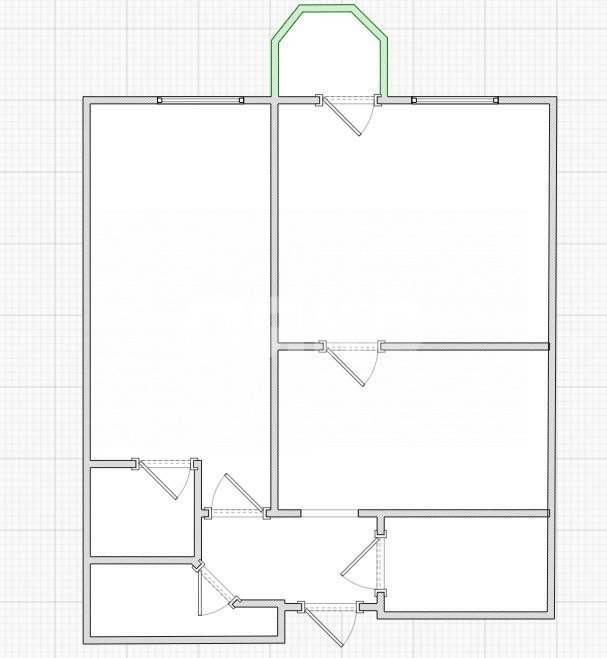 Фото №14: 2-комнатная квартира 56 м² - Осиновая Гора, Левобережный, мкр. Левобережный, пр-д 3-й Восточный, 9