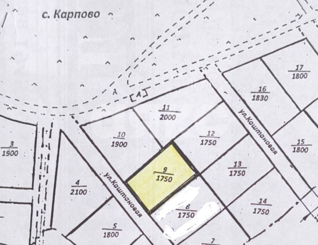 Фото №3: Личное подсобное хозяйство 17.5 сот. - Карпово, ул. Каштановая