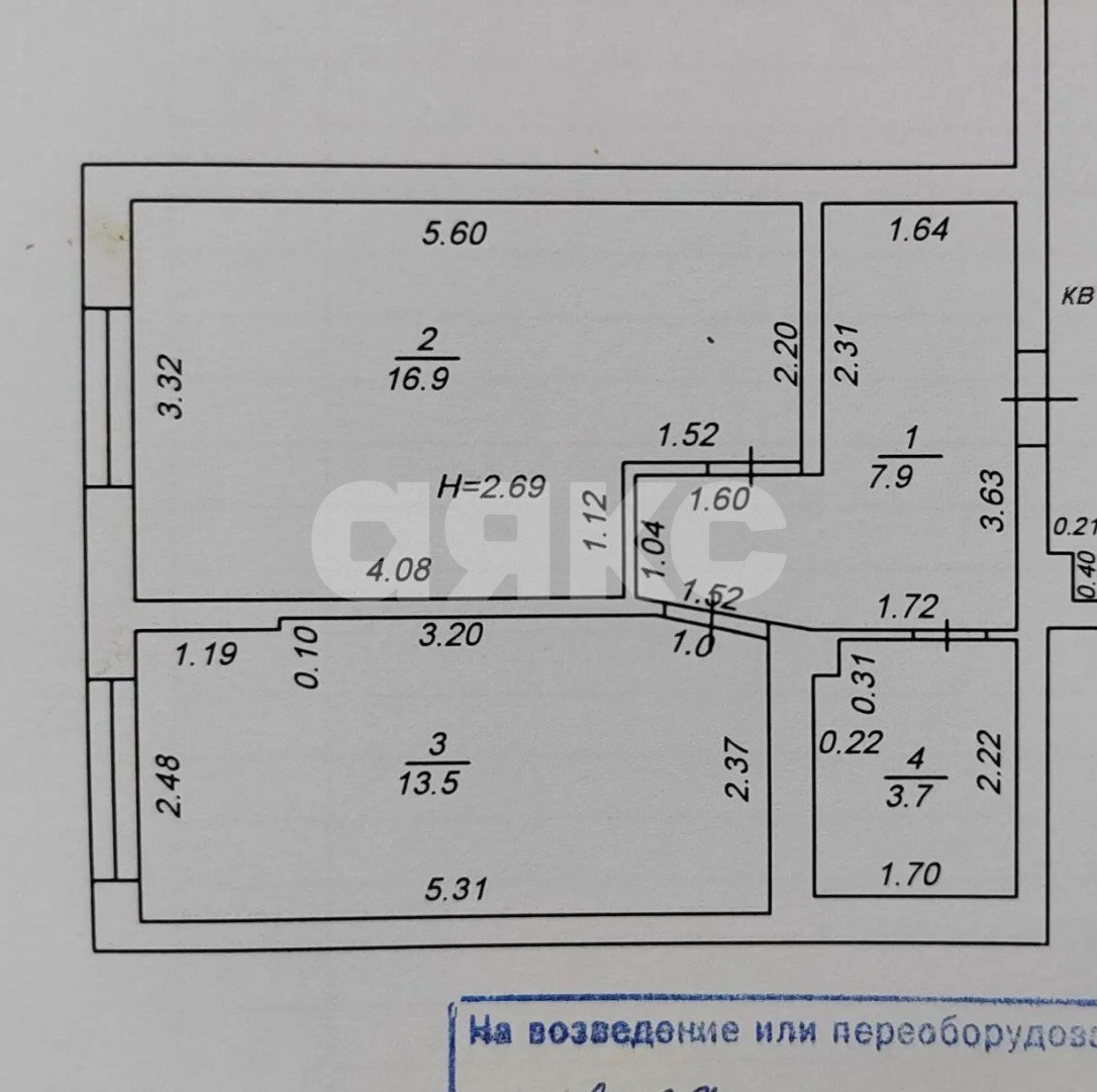 Фото №16: 1-комнатная квартира 42 м² - Анапа, мкр. Алексеевка, ул. Ленинградская, 81