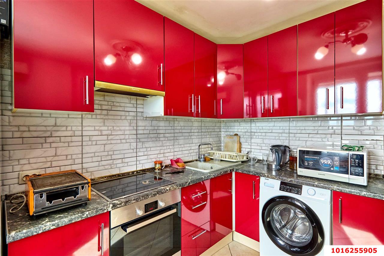 Фото №4: 2-комнатная квартира 62 м² - Краснодар, Западный внутригородской округ, Кожзавод, мкр. Военный городок № 1, ул. имени Калинина, 350/11