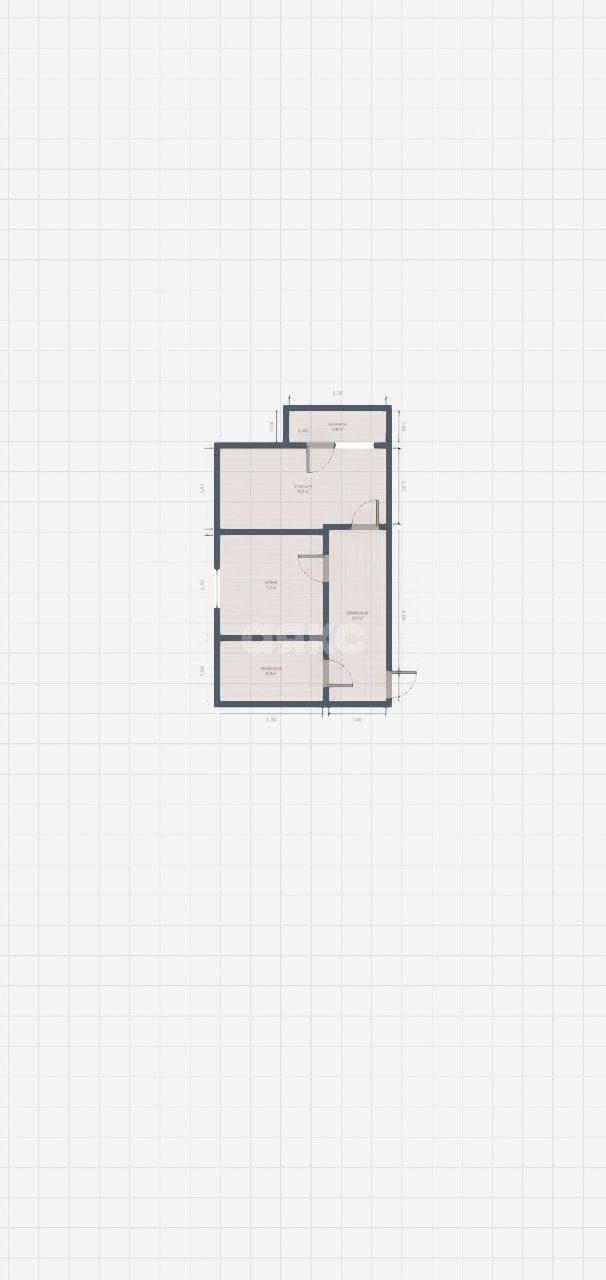 Фото №11: 1-комнатная квартира 34 м² - Майкоп, мкр. квартал Кужорский переезд, ул. 2-я  Ветеранов, 20