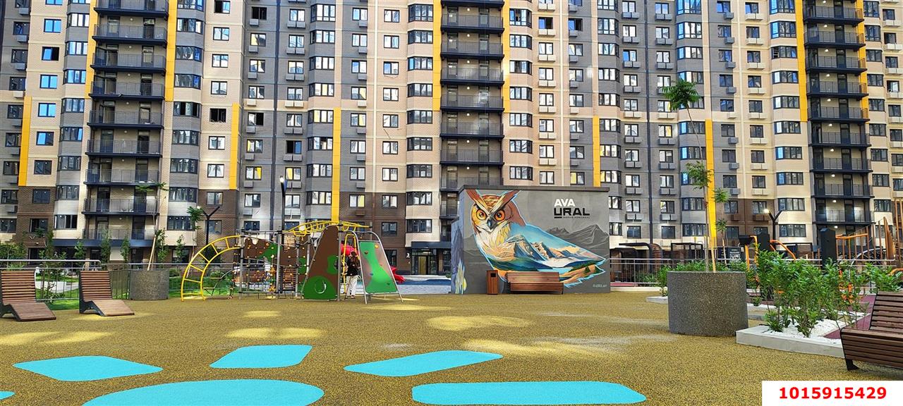 Фото №5: Студия 26 м² - Краснодар, Карасунский внутригородской округ, Камвольно-суконный Комбинат, мкр. ЖК Урал, ул. Уральская, 87/7