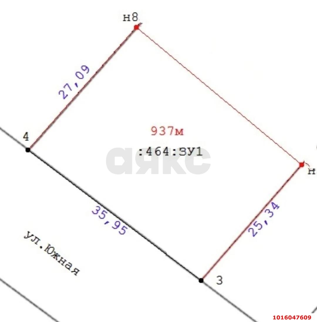 Фото №4: Земельный участок 9.37 сот. - Карла Маркса, ул. Южная, 152