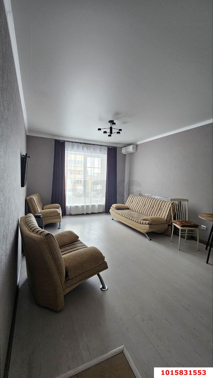 Фото №2: 1-комнатная квартира 42 м² - Краснодар, Прикубанский внутригородской округ, Калинино, мкр. Завод Радиоизмерительных Приборов, ул. Российская, 321/1