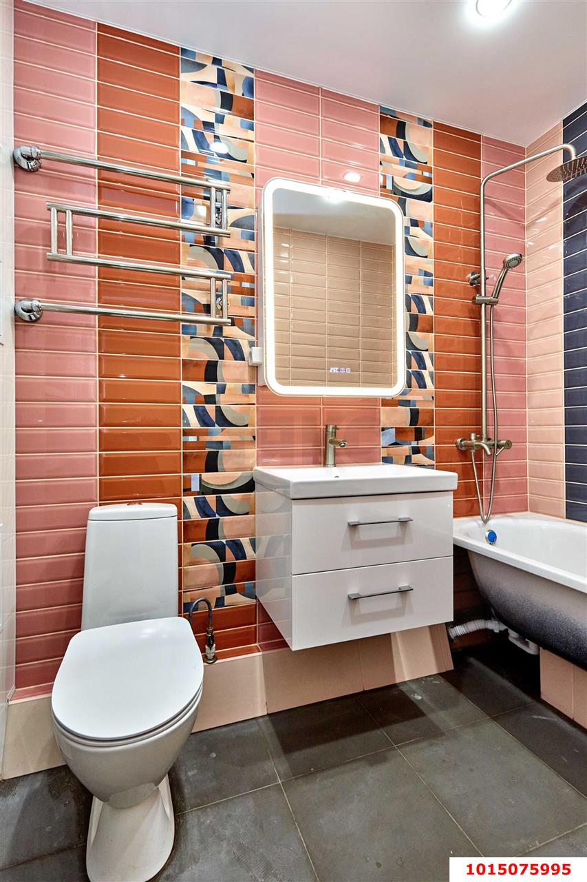 Фото №12: 1-комнатная квартира 41 м² - Краснодар, Карасунский внутригородской округ, мкр. Комсомольский, ул. 30-й Иркутской Дивизии, 3