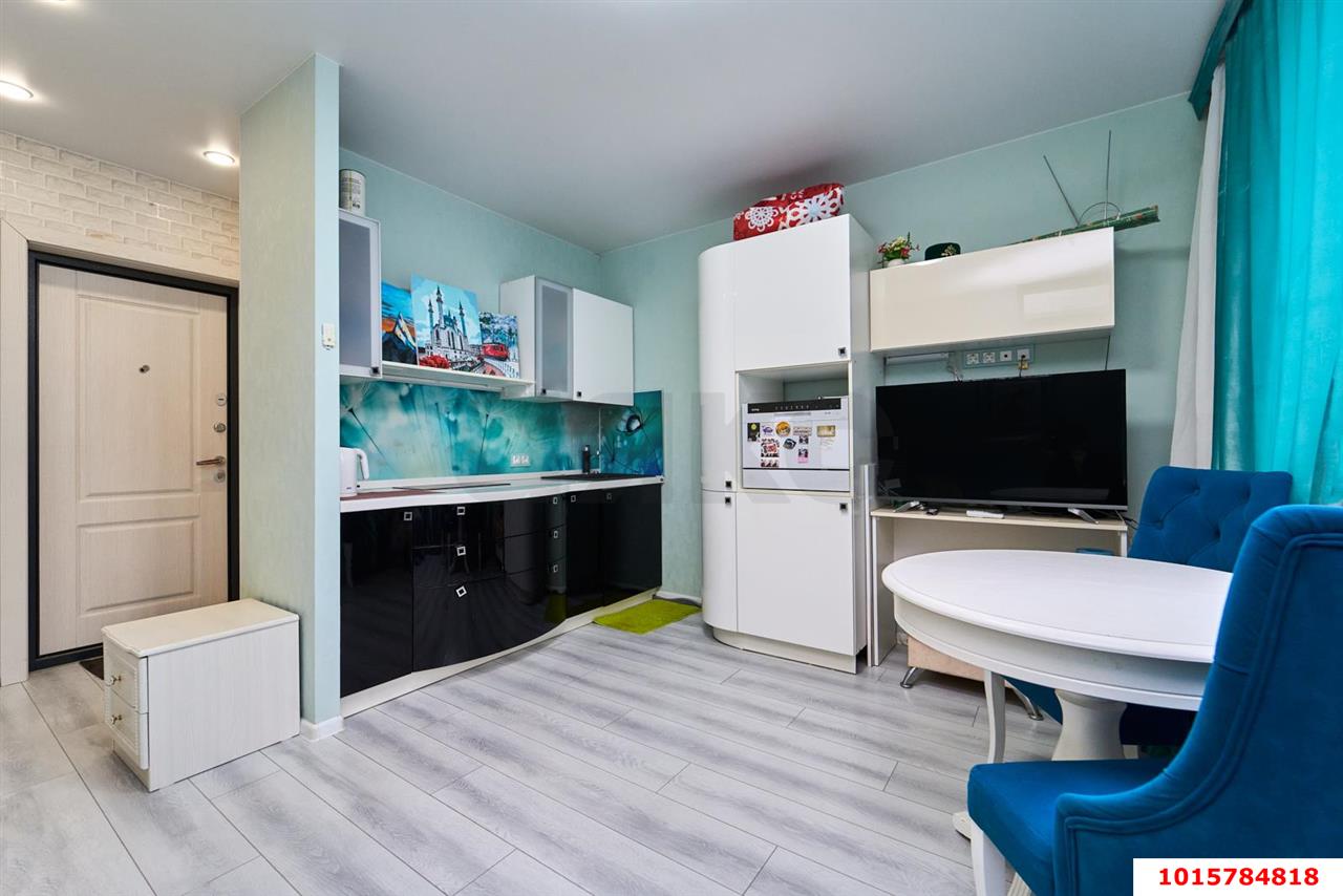 Фото №1: Студия 23 м² - Краснодар, Прикубанский внутригородской округ, Завод Радиоизмерительных Приборов, мкр. Музыкальный, ул. имени Дунаевского И.И., 22А