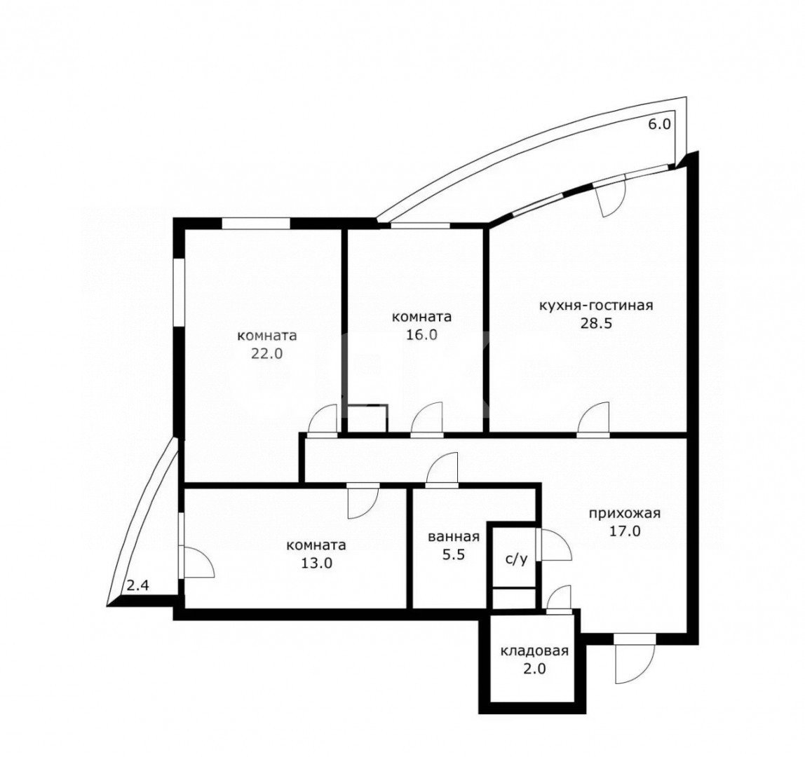 Фото №46: 3-комнатная квартира 123 м² - Реутов, мкр. 6А, ул. Реутовских Ополченцев, 2