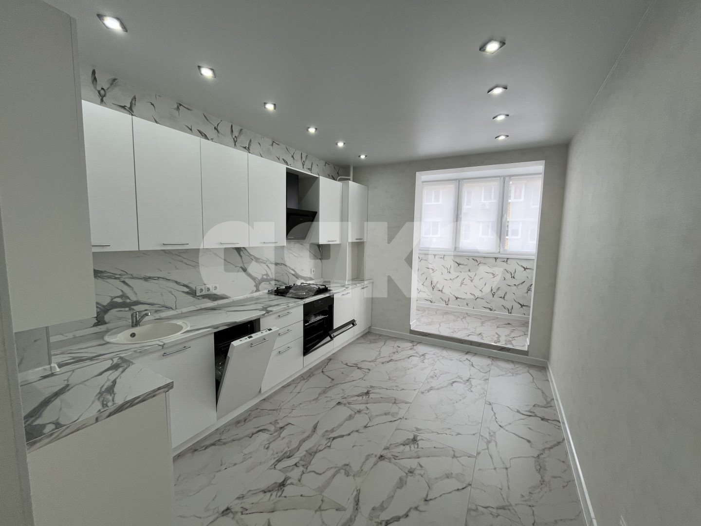 Фото №1: 2-комнатная квартира 67 м² - Анапа, жилой комплекс Лазурный, Алексеевка, Алексеевка, мкр. жилой комплекс Лазурный, ул. Крестьянская, 27к2