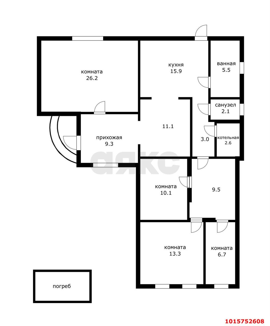 Фото №19: Дом 135 м² + 4.5 сот. - Краснодар, Прикубанский внутригородской округ, мкр. Краевая Клиническая Больница, пр-д Российский, 13