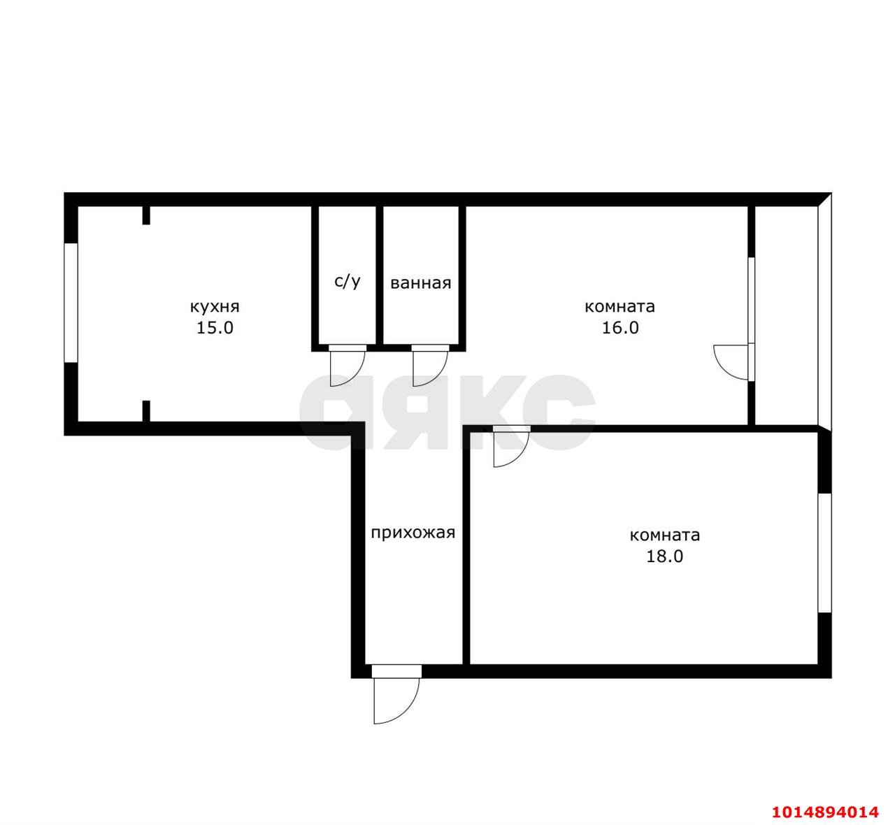 Фото №17: 2-комнатная квартира 63 м² - Краснодар, Прикубанский внутригородской округ, мкр. Музыкальный, ул. имени С.В. Рахманинова, 22