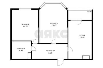 Фото №1: 2-комнатная квартира 50 м² - Краснодар, мкр. Светлоград, ул. Красных Партизан, 1/4к16