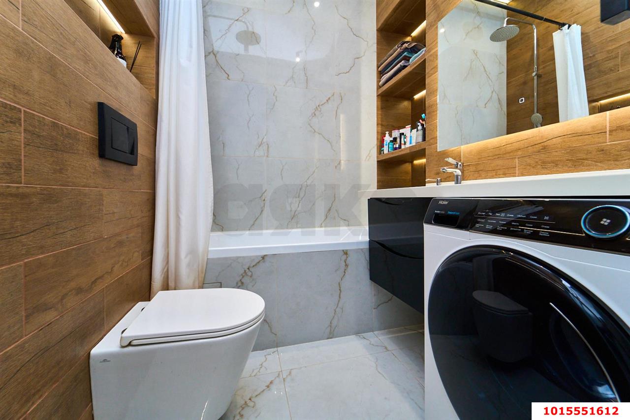 Фото №13: 2-комнатная квартира 56 м² - Краснодар, Прикубанский внутригородской округ, мкр. жилой комплекс Самолёт-2, ул. Западный Обход, 57к2