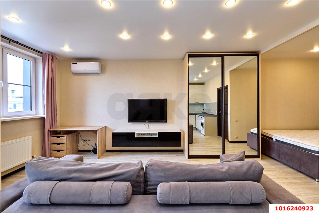 Фото №6: 1-комнатная квартира 43 м² - Краснодар, Центральный, мкр. Центральный внутригородской округ, ул. Железнодорожная, 23/1