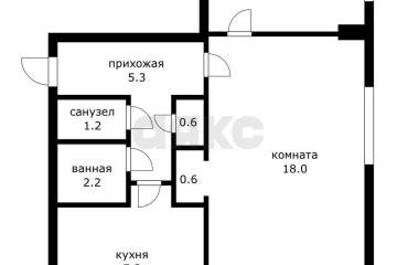 Фото №1: 2-комнатная квартира <span class="whitespace-nowrap">43 м²</span>, <span class="whitespace-nowrap">5/5 эт.</span> - Краснодар, мкр. Фестивальный, ул. Яна Полуяна, 42