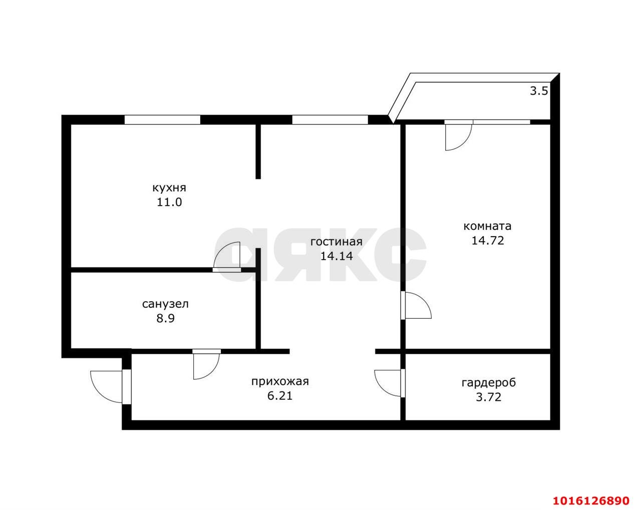 Фото №10: 2-комнатная квартира 0 м² - Новая Адыгея, мкр. жилой комплекс Тургеневский, ул. Тургеневское шоссе, 3А/12