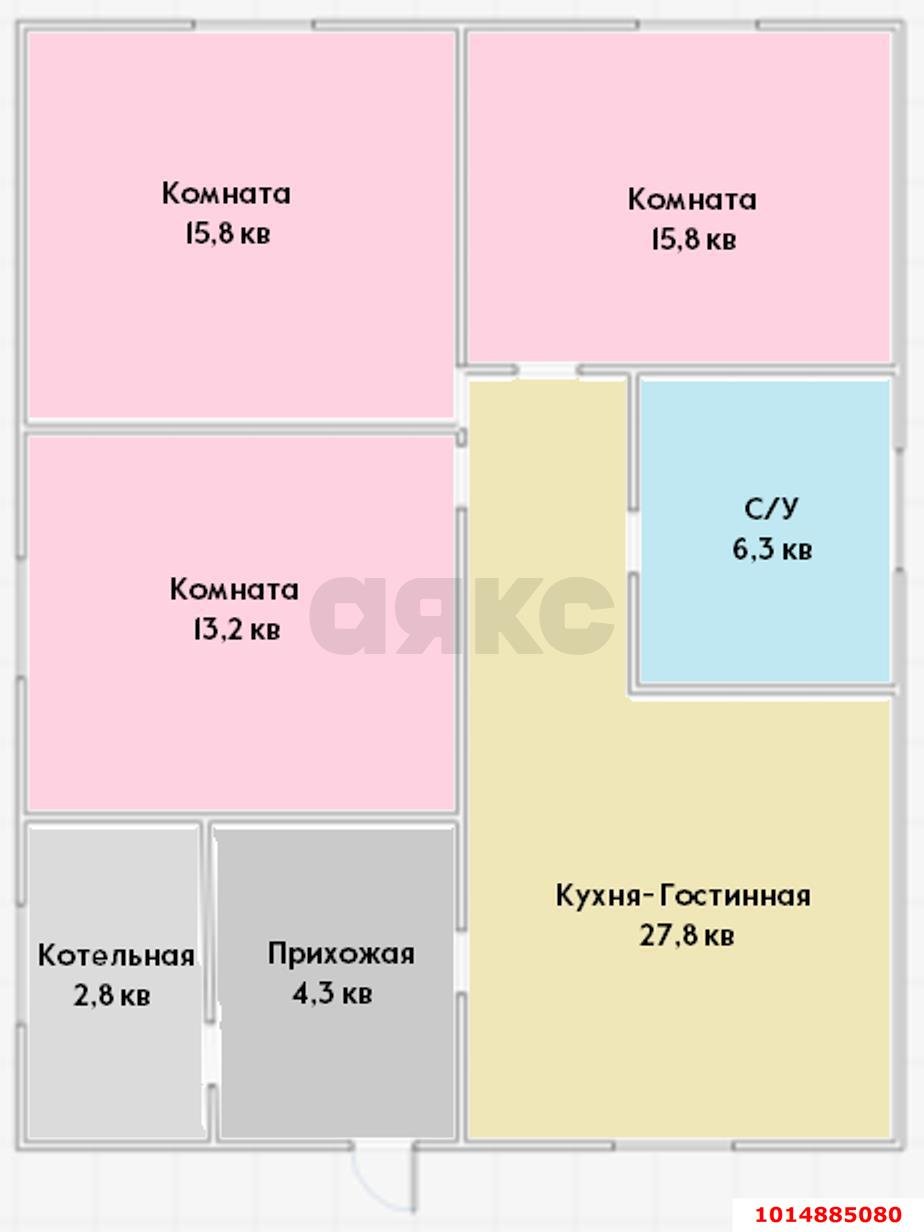 Фото №16: Дом 80 м² + 4 сот. - Елизаветинская, Прикубанский внутригородской округ, ст Экспресс, ул. Малиновая, 22/1
