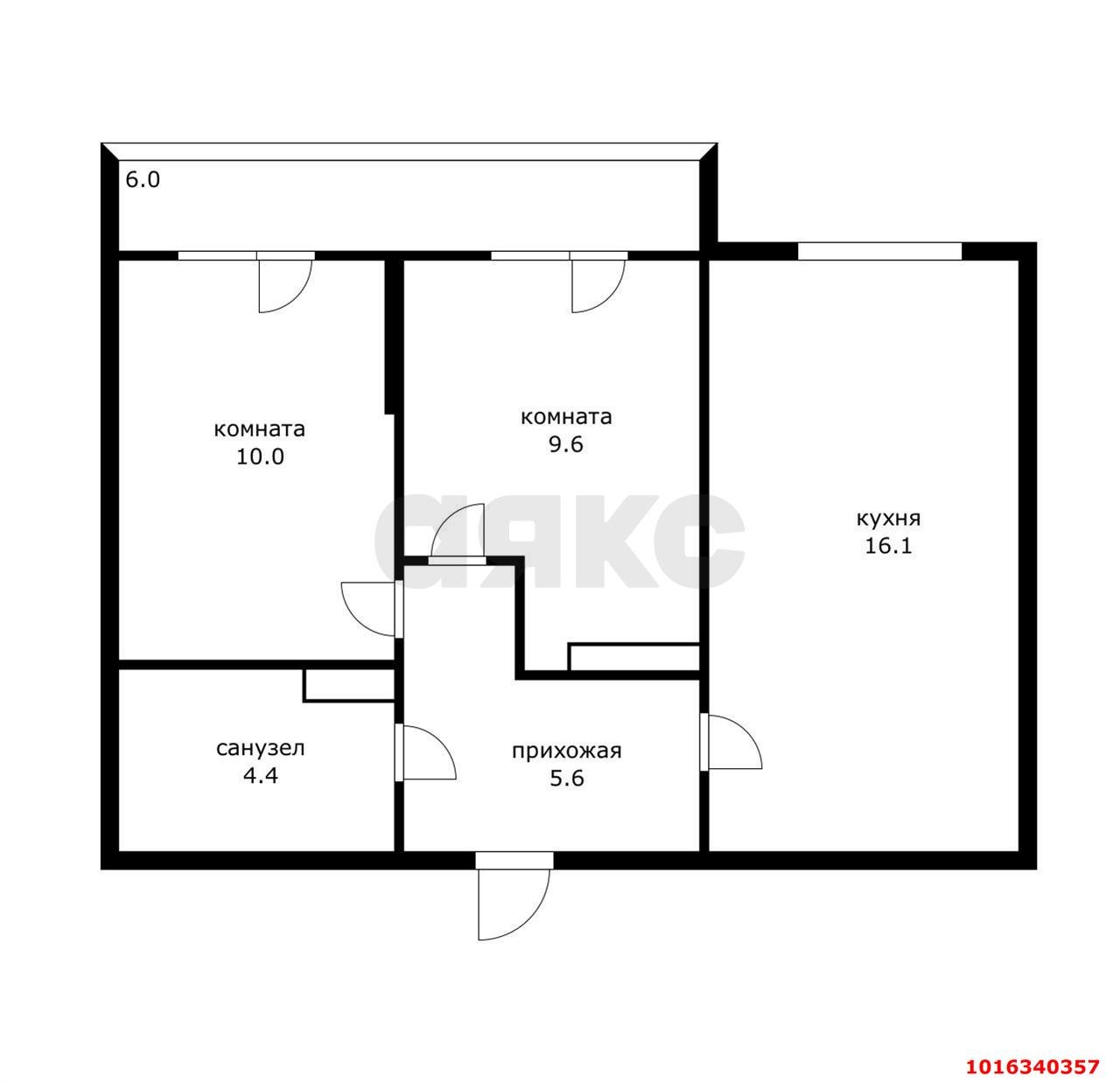 Фото №11: 2-комнатная квартира 51 м² - Краснодар, 2-я Площадка, Краевая Клиническая Больница, жилой комплекс Свобода, Прикубанский внутригородской округ, мкр. жилой комплекс Ракурс, ул. имени Героя Ростовского, 8к5
