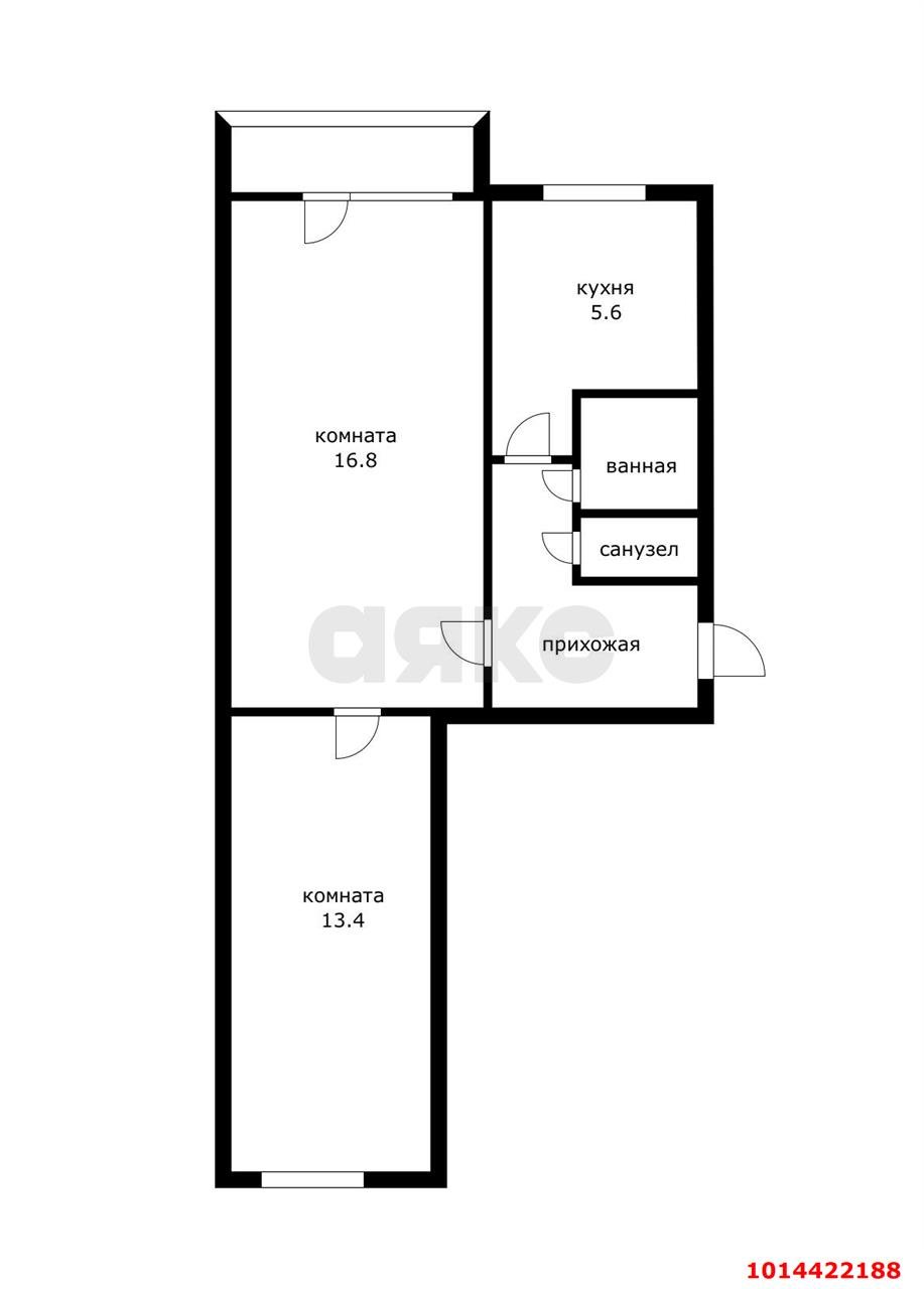Фото №10: 2-комнатная квартира 43 м² - Краснодар, Карасунский внутригородской округ, мкр. Гидростроителей, ул. имени В.Н. Мачуги, 80/2