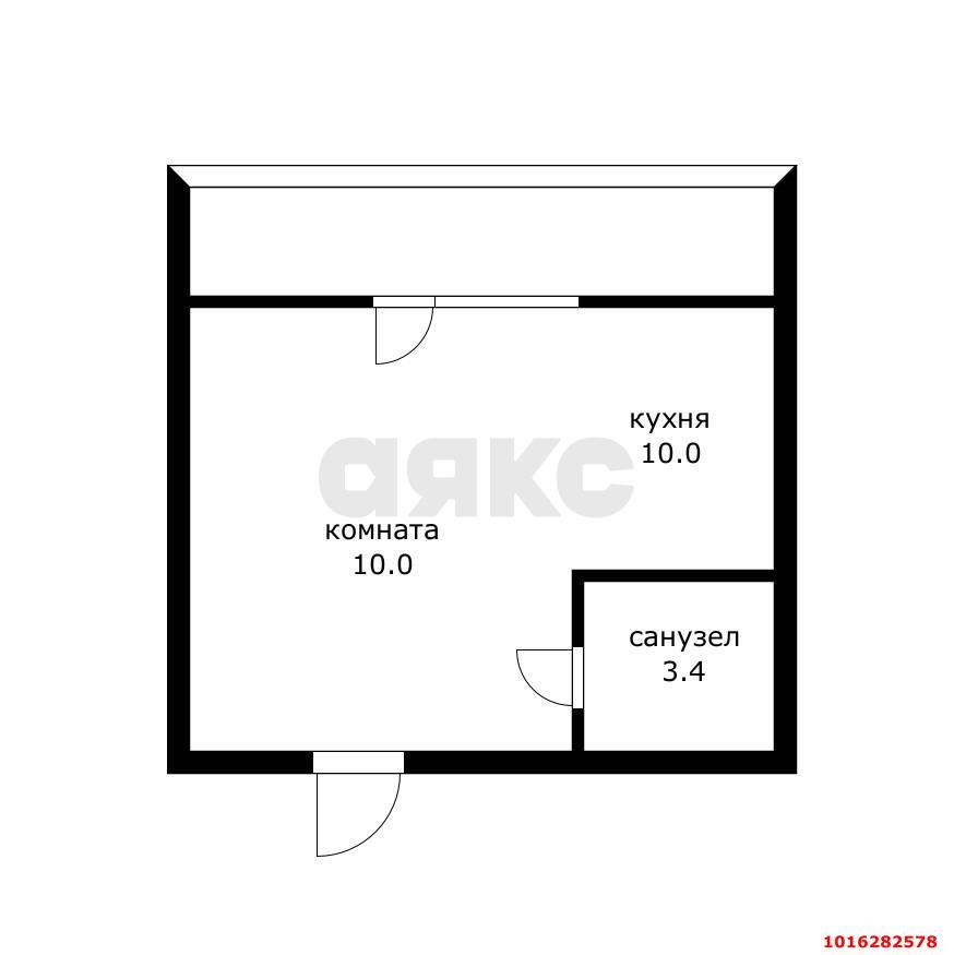 Фото №9: Студия 26 м² - Краснодар, Прикубанский внутригородской округ, мкр. Славянский, ул. Заполярная, 45