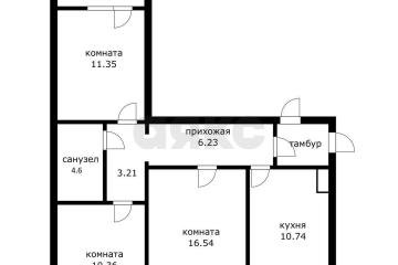 Фото №4: 3-комнатная квартира 66 м² - Краснодар, мкр. Школьный, ул. Школьная, 15/5