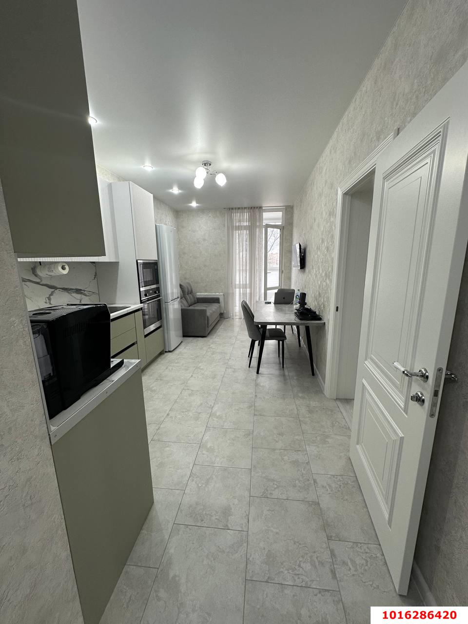 Фото №3: 1-комнатная квартира 46 м² - Краснодар, Прикубанский внутригородской округ, мкр. Любимово