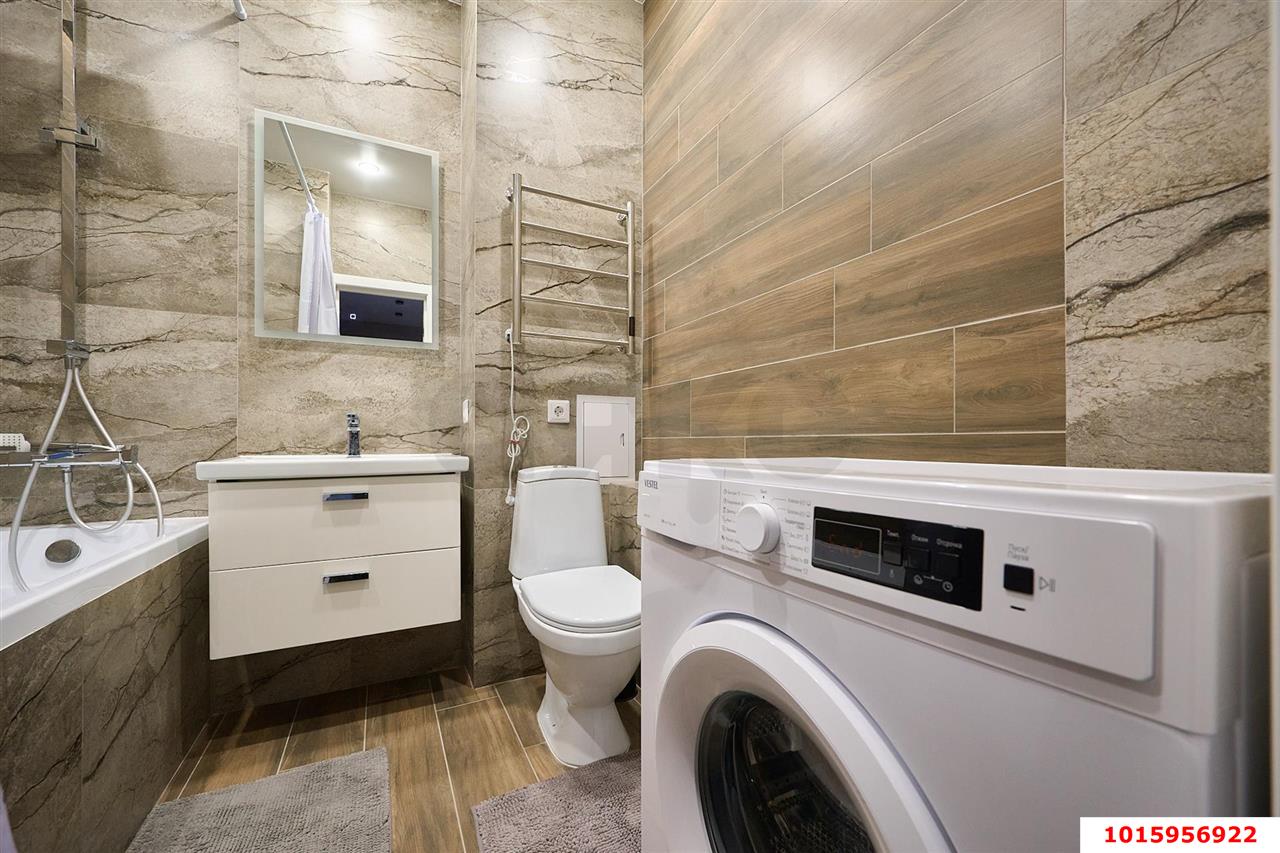 Фото №11: 1-комнатная квартира 44 м² - Краснодар, Карасунский внутригородской округ, Гидростроителей, мкр. Почтовый, пр-кт имени писателя Знаменского, 10