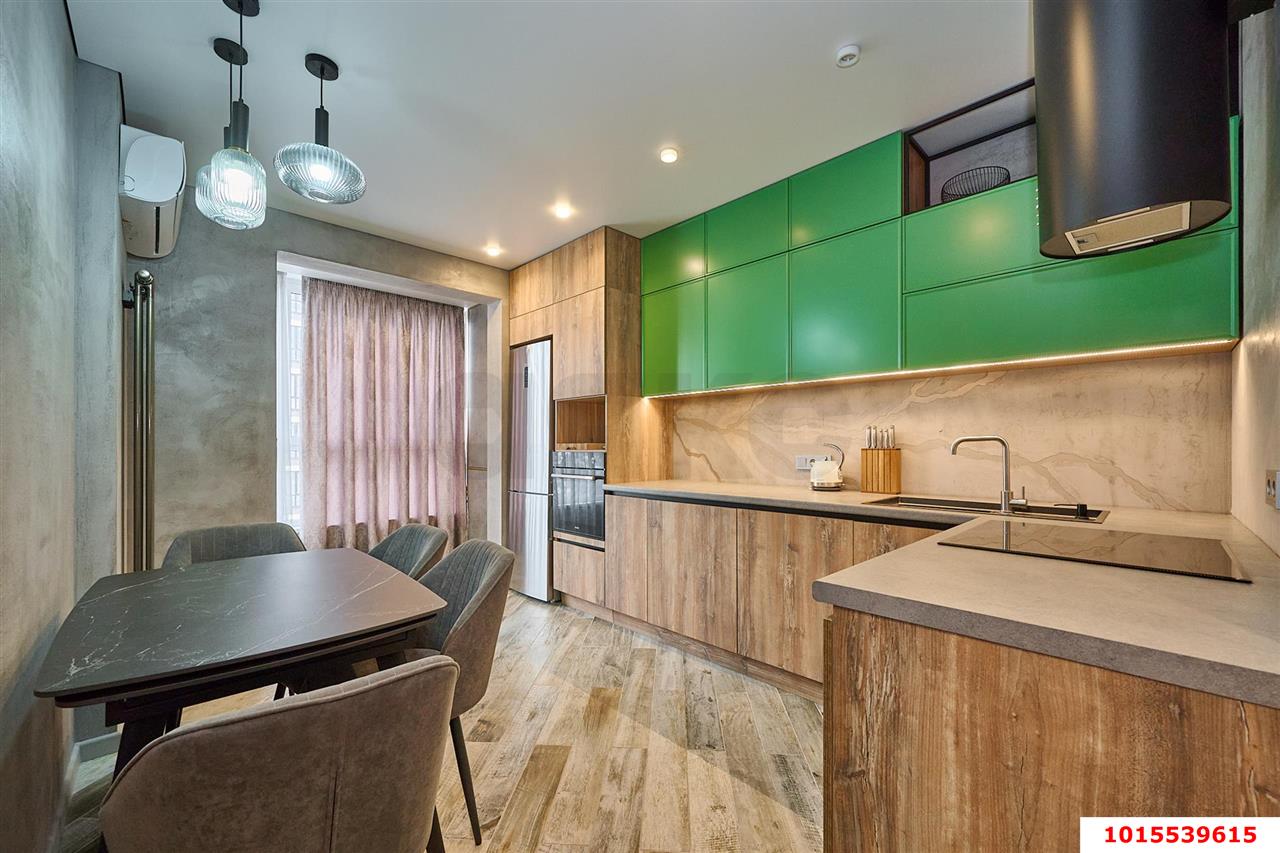 Фото №2: 1-комнатная квартира 49 м² - Краснодар, Прикубанский внутригородской округ, Фестивальный, мкр. ЖК На Высоте, ул. Каляева, 263/4к1