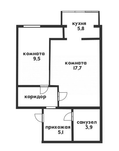 Фото №16: 1-комнатная квартира 40 м² - Дивноморское, ул. Северная, 2