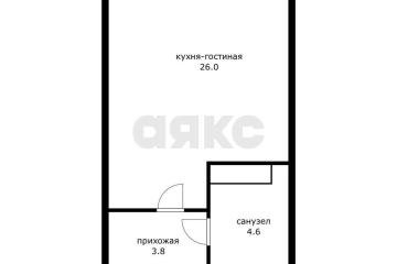 Фото №3: 1-комнатная квартира 30 м² - Краснодар, мкр. Фестивальный, ул. Новицкого, 2/5
