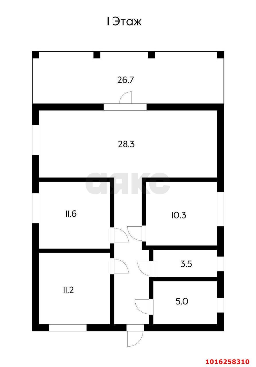 Фото №12: Дом 120 м² + 4.94 сот. - СНТ Урожайное, мкр. Прикубанский внутригородской округ, ул. Проезжая, 5