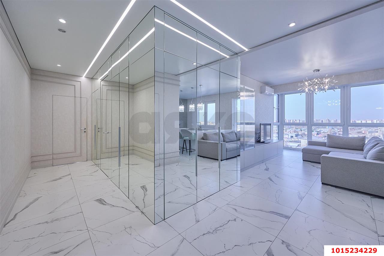 Фото №7: 3-комнатная квартира 103 м² - Краснодар, Карасунский внутригородской округ, Хлопчато-бумажный Комбинат, мкр. жилой комплекс Аквамарин, ул. Уральская, 75к2