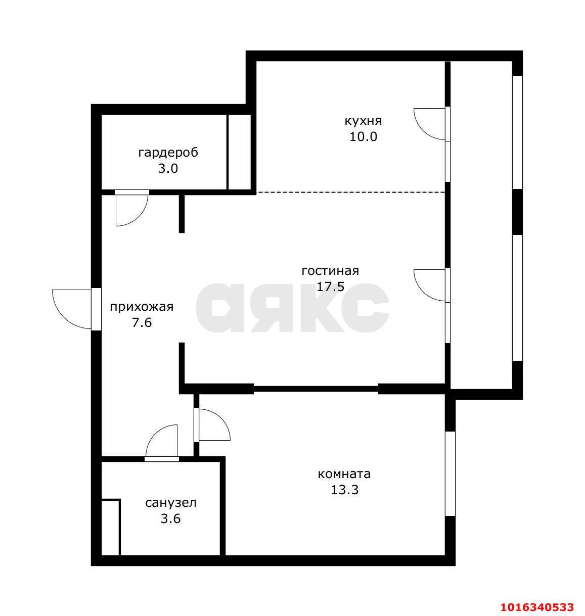 Фото №20: 2-комнатная квартира 64 м² - Знаменский, Карасунский внутригородской округ, мкр. Родные Просторы, ул. Природная, 10Бк1