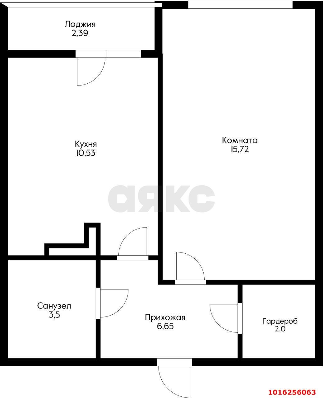 Фото №15: 1-комнатная квартира 41 м² - Краснодар, Прикубанский внутригородской округ, мкр. жилой комплекс Нeo-квартал Красная Площадь, ул. Конгрессная, 19/1к1