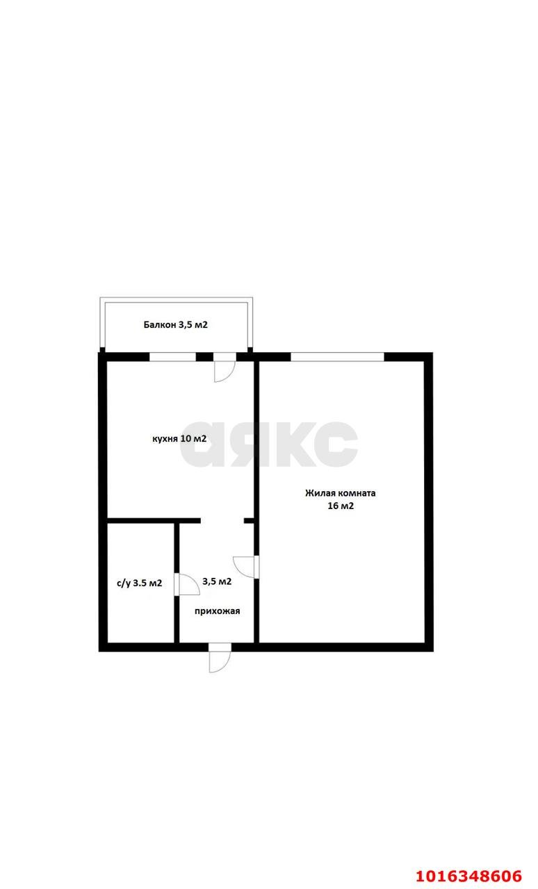 Фото №15: 1-комнатная квартира 36 м² - Краснодар, Прикубанский внутригородской округ, Музыкальный, мкр. Завод Радиоизмерительных Приборов, ул. имени Сергея Есенина, 121