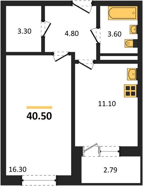 Фото №1: 1-комнатная квартира 40 м² - Берёзовый, Прикубанский внутригородской округ, Прогресс, жилой комплекс Прогресс, мкр. жилой комплекс Нова Вита, ул. имени А.Н. Лодыгина, 6лит8