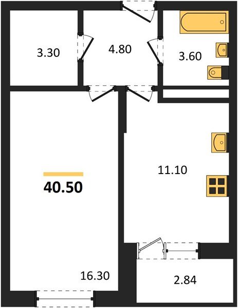 Фото №1: 1-комнатная квартира 40 м² - Берёзовый, Прикубанский внутригородской округ, Прогресс, жилой комплекс Прогресс, мкр. жилой комплекс Нова Вита, ул. имени А.Н. Лодыгина, 6лит12