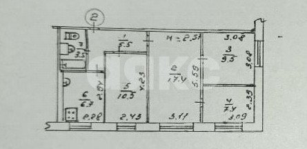 Фото №11: 4-комнатная квартира 60 м² - Мариуполь, р. Жовтневый, пр-кт Строителей, 64