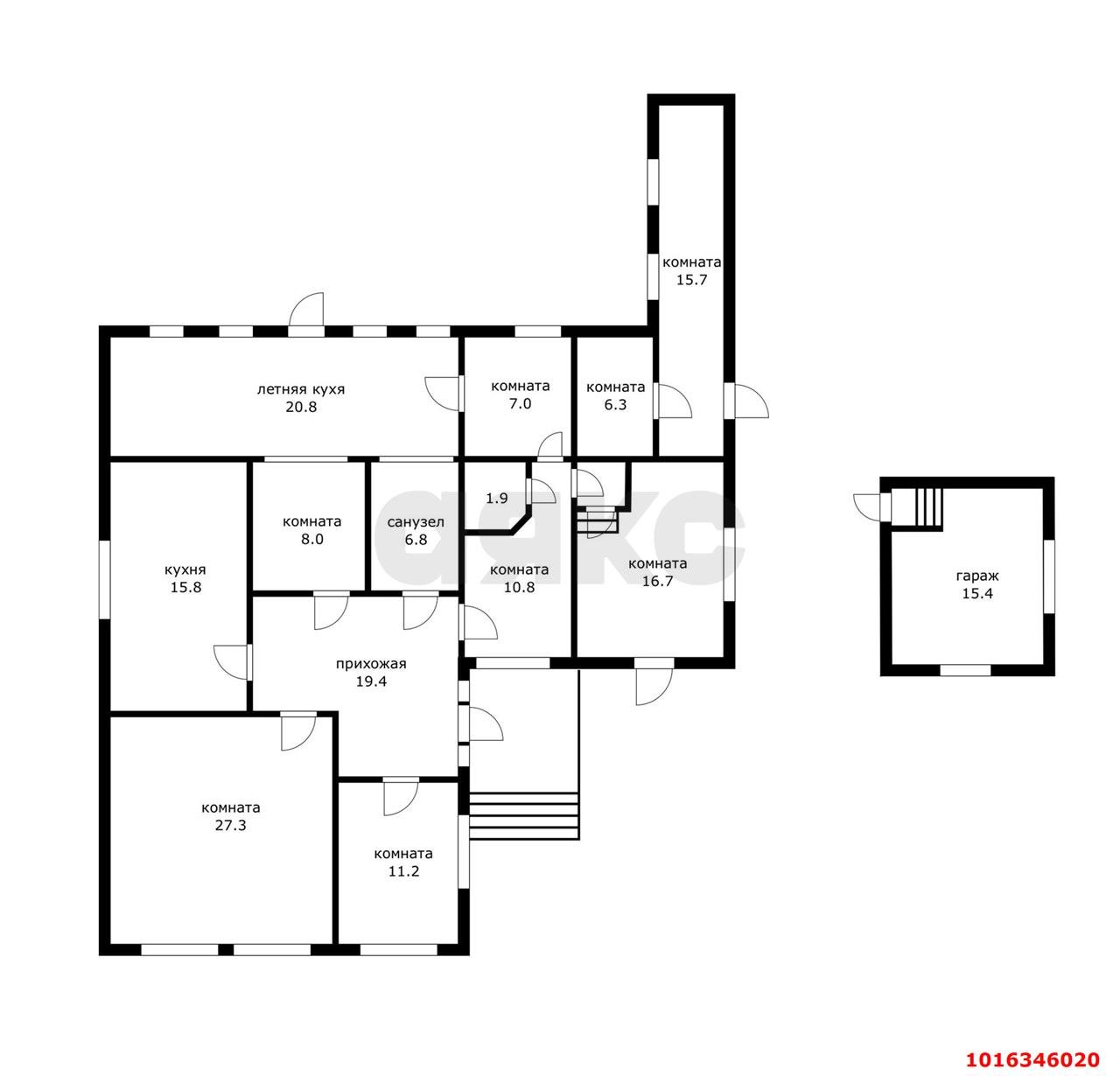 Фото №16: Дом 184 м² + 8 сот. - Энем, ул. Куйбышева, 38